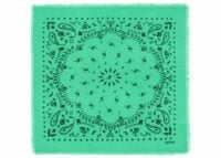 kujten small cashmere bandana hachi summer green 1 1