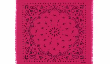 Kujten Small Cashmere Bandana Little Hachi Fuchsia