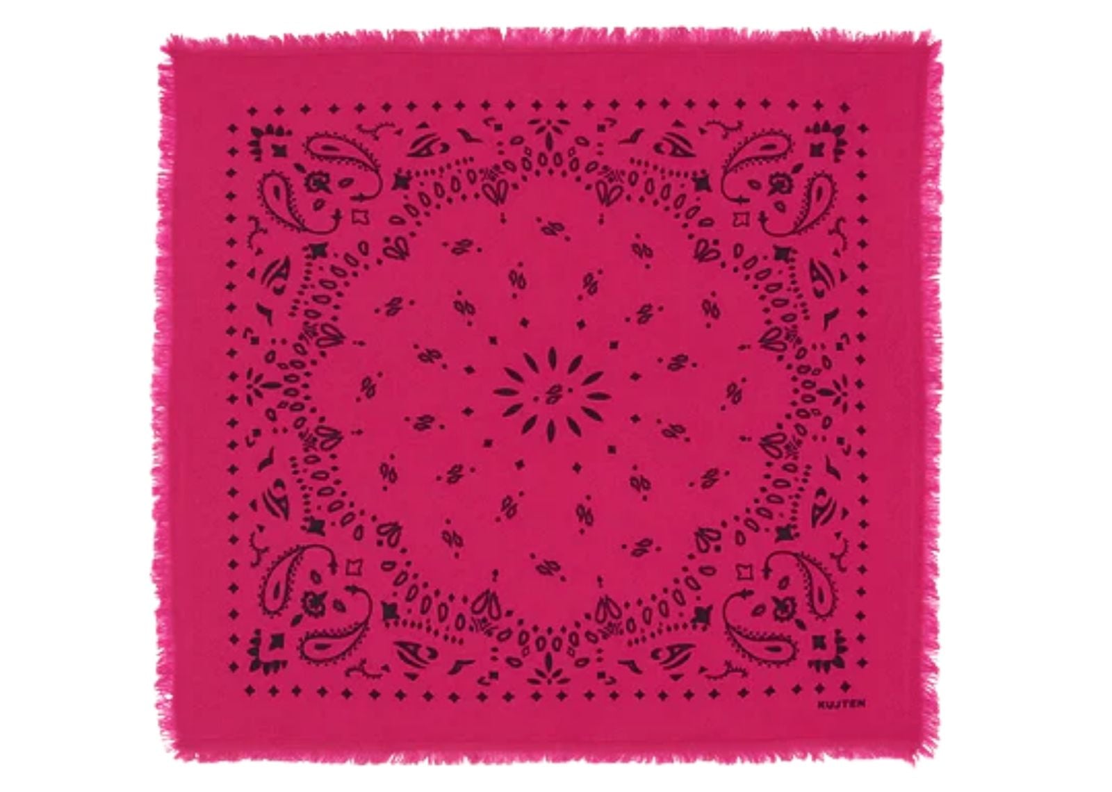 kujten small cashmere bandana little hachi fuchsia 1 1