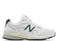 New Balance 990v4 MiUSA White Green