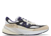 New Balance 990v6 MiUSA Teddy Santis White Black Plum
