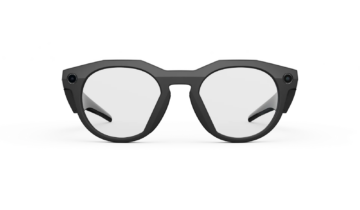 Oakley Meta HSTN AI Smart Glasses Clear Lens Black