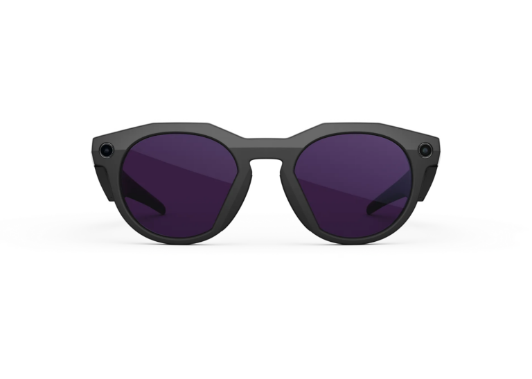 Oakley Meta HSTN AI Smart Glasses Clear to Amethyst Transitions Lens Black