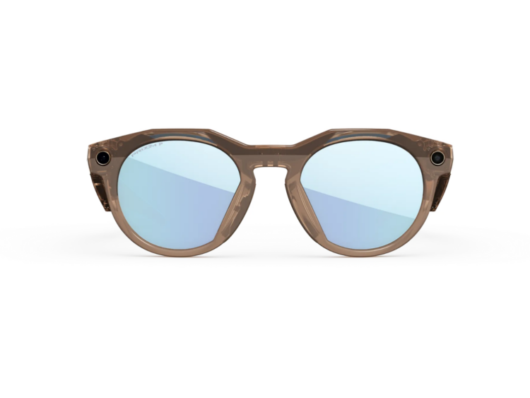 oakley meta hstn ai smart glasses prizm deep water polarized lens light brown 1 1