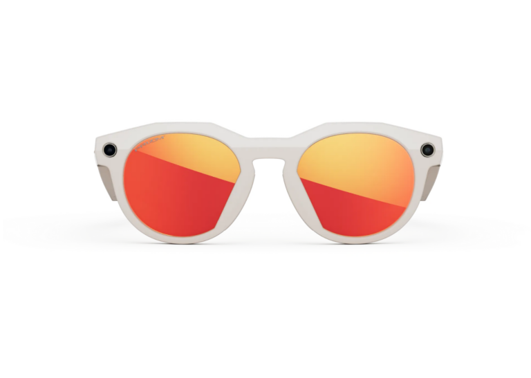 Oakley Meta HSTN AI Smart Glasses Prizm Ruby Lens Warm Grey