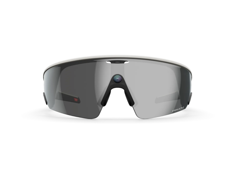oakley meta vanguard ai smart glasses prizm black lens white 1 1