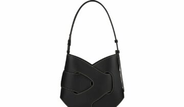 Polène Nodde Hobo Edition Smooth Black