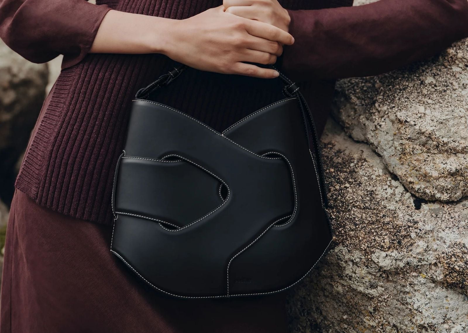 polene nodde hobo edition smooth black 2 1