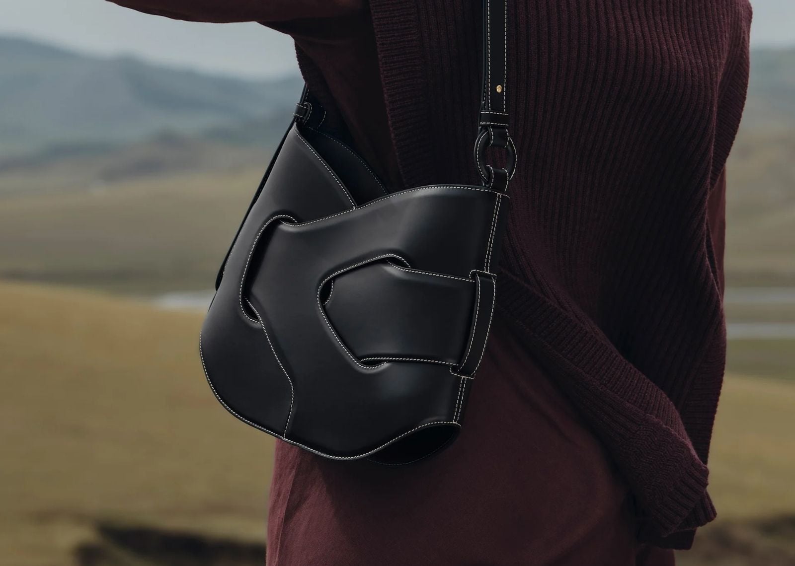 polene nodde hobo edition smooth black 3 1