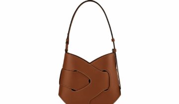 Polène Nodde Hobo Edition Smooth Cognac