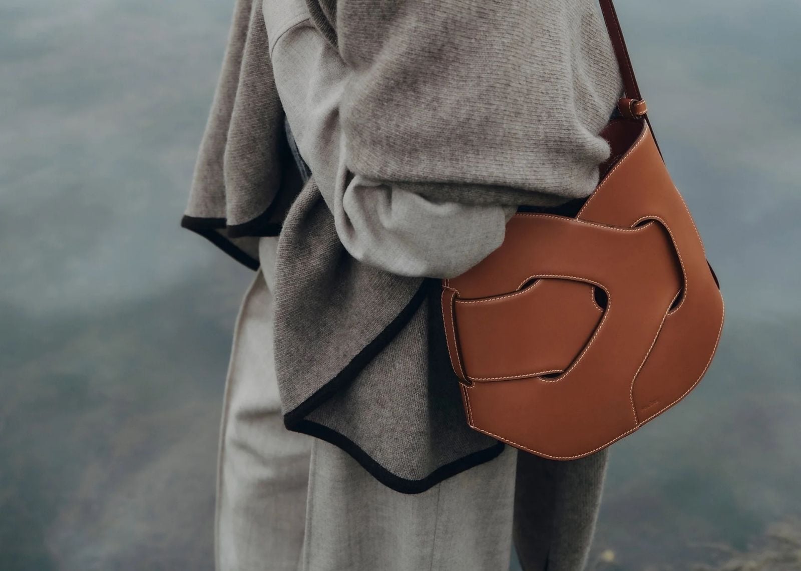 polene nodde hobo edition smooth cognac 3 1