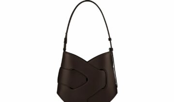 Polène Nodde Hobo Edition Smooth Ebony