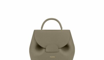 Polène Numéro Un Nano Edition Textured Olive