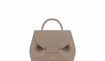 Polène Numéro Un Nano Edition Textured Taupe