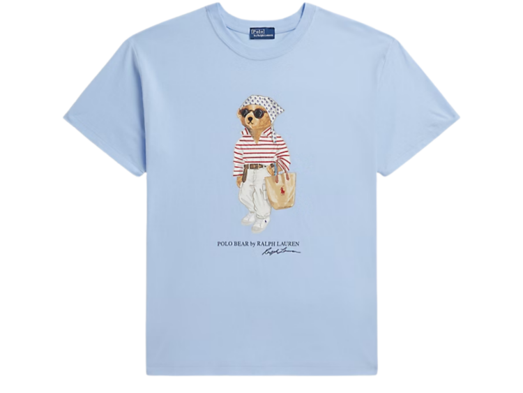 polo ralph lauren polo bear cotton jersey t shirt white 1 1