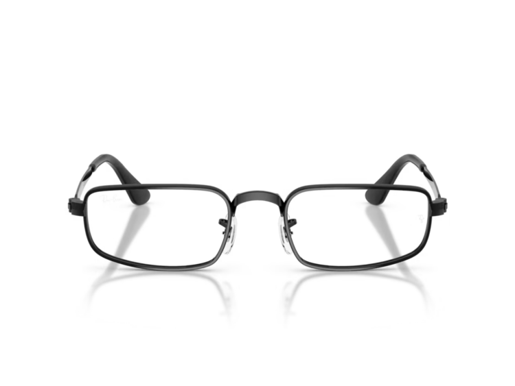 ray ban aap rocky metal optical eyeglasses black 1 1