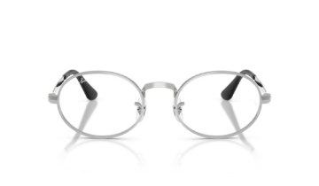 Ray-Ban A$AP Rocky Oval Metal Optical Eyeglasses Silver