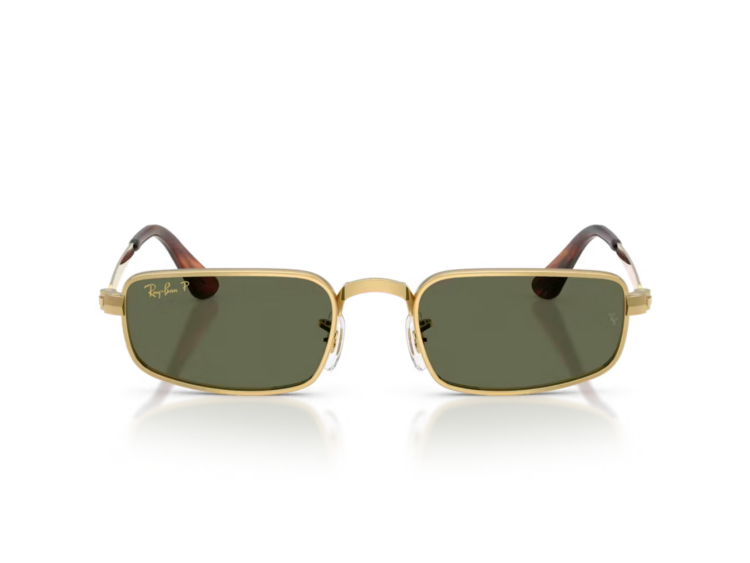 ray ban aap rocky rb3927 metal sunglasses green polarized lens arista gold 1 1