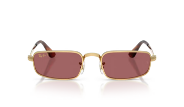 Ray-Ban A$AP Rocky RB3927 Metal Sunglasses Purple Polarized Lens Arista Gold