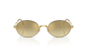 Ray-Ban A$AP Rocky RB3929 Metal Sunglasses Brown Mirror Gold Gradient Arista Gold