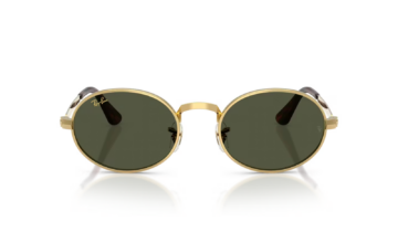 Ray-Ban A$AP Rocky RB3931 Metal Sunglasses Green Polarized Lens Arista Gold