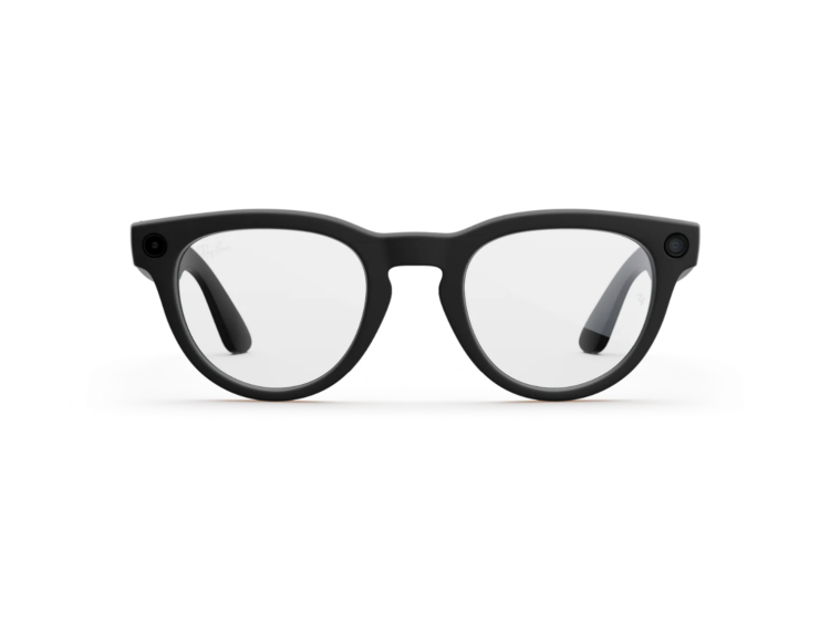 ray ban meta headliner gen 2 ai smart glasses clear lens matte black 1 1