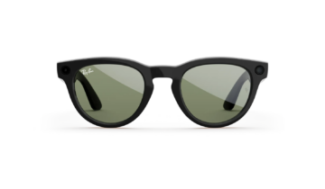 Ray-Ban Meta Headliner Gen 2 AI Smart Glasses Green Lens Shiny Black