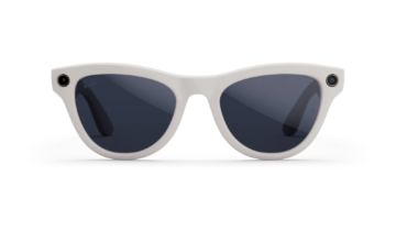 Ray-Ban Meta Skyler Gen 1 AI Smart Glasses Sapphire Transitions Lens Shiny Chalky Grey