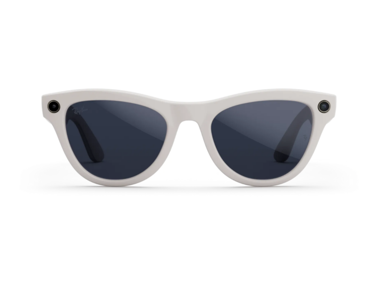 ray ban meta skyler gen 1 ai smart glasses sapphire transitions lens shiny chalky grey 1 1