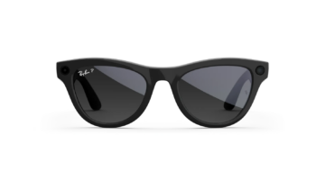 Ray-Ban Meta Skyler Gen 2 AI Smart Glasses Polarized Black Lens Shiny Black