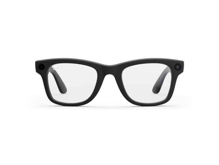 ray ban meta wayfarer gen 2 ai smart glasses clear lens matte black 1 1