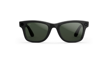 Ray-Ban Meta Wayfarer Gen 2 AI Smart Glasses Graphite Green Transitions Lens Shiny Black