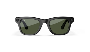 Ray-Ban Meta Wayfarer Gen 2 AI Smart Glasses Green Lens Shiny Black