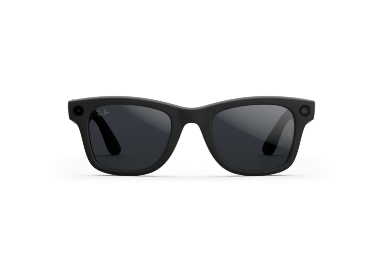 Ray-Ban Meta Wayfarer Gen 2 AI Smart Glasses Grey Transitions Lens Matte Black