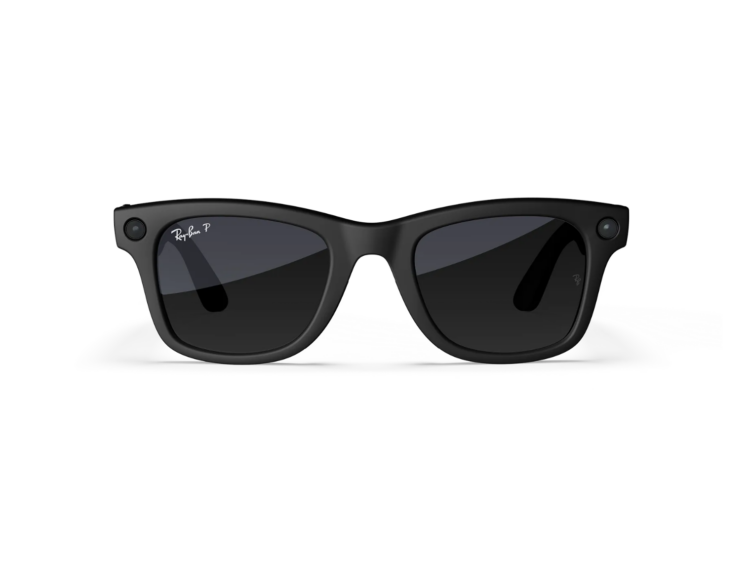 ray ban meta wayfarer gen 2 ai smart glasses polarized gradient graphite lens matte black 1 1