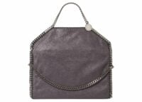 stella mccartney falabella fold over tote bag bark 1 1