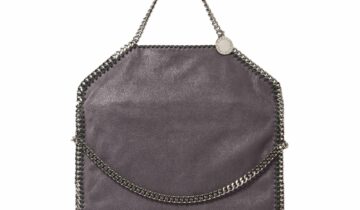 Stella McCartney Falabella Fold-Over Tote Bag Bark