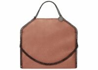 stella mccartney falabella fold over tote bag brown 1 1