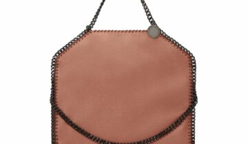 Stella McCartney Falabella Fold-Over Tote Bag Brown