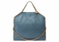 stella mccartney falabella fold over tote bag feather blue 1 1