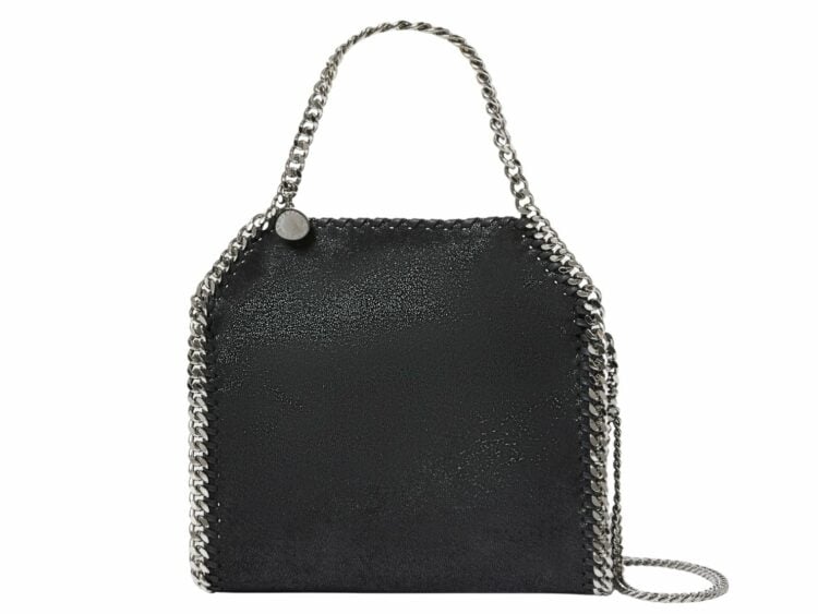 stella mccartney falabella mini tote bag black 1 1