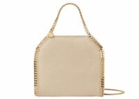 stella mccartney falabella mini tote bag clotted cream 1 1