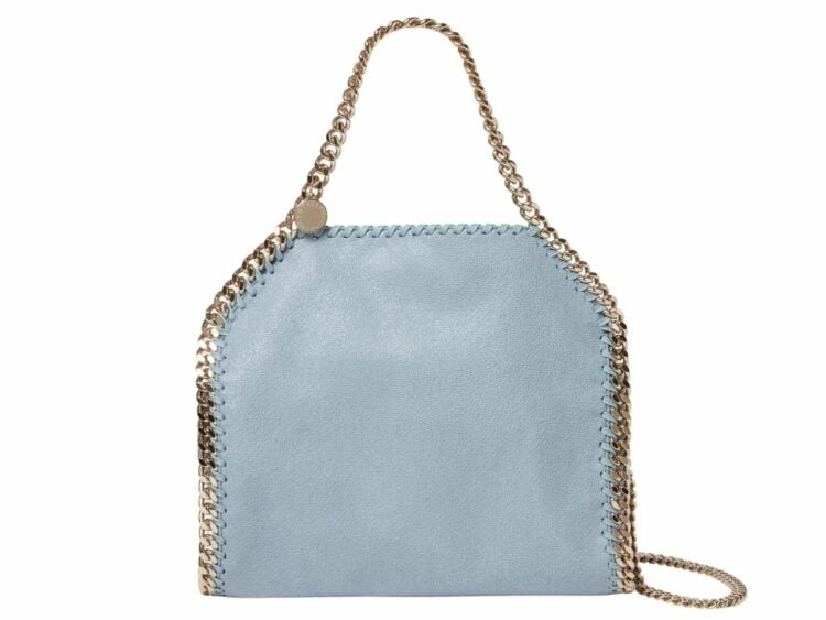stella mccartney falabella mini tote bag duck egg 1 1