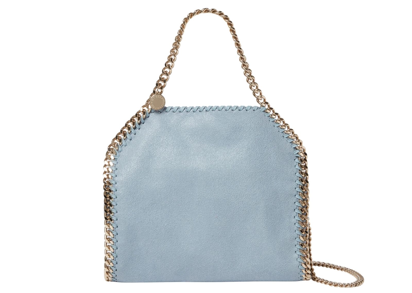 stella mccartney falabella mini tote bag duck egg 1 1