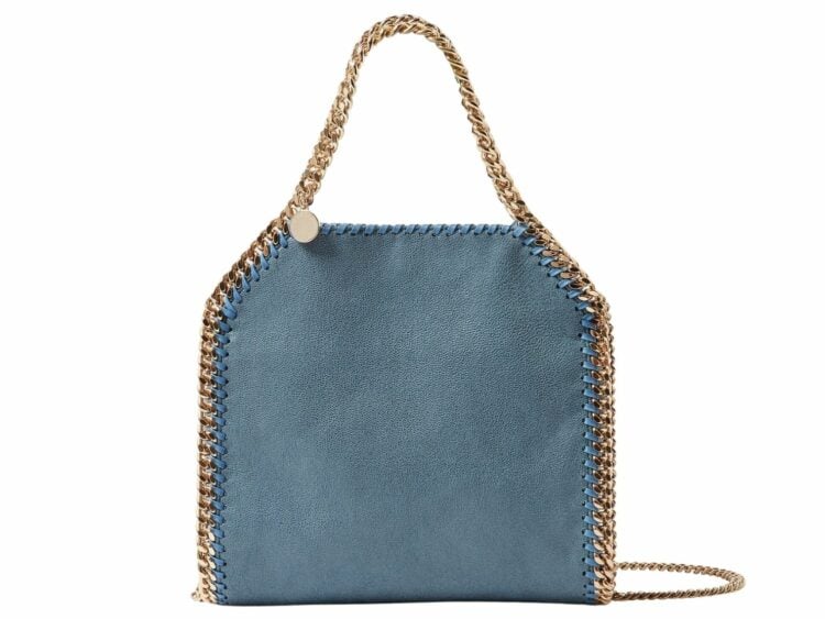 stella mccartney falabella mini tote bag feather blue 1 1