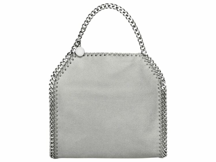stella mccartney falabella mini tote bag grey 1 1