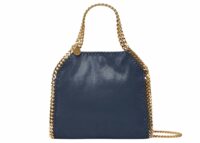 Stella McCartney Falabella Mini Tote Bag Indigo Moon Gold