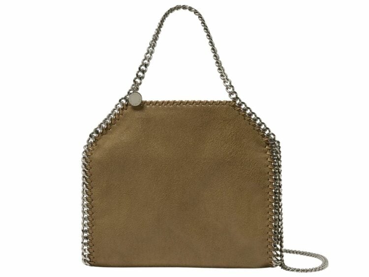 stella mccartney falabella mini tote bag olive 1 1