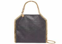 Stella McCartney Falabella Mini Tote Bag Shadow Black Gold