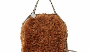 Stella McCartney Falabella Plush Mini Tote Bag Ginger